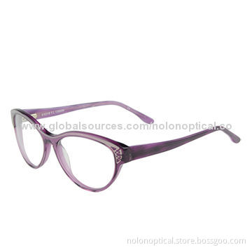Foil Piece Insert into Acetate Front Optical Frames, OEM Orders Welcomed